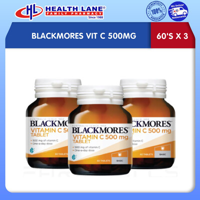 BLACKMORES VIT C 500MG 60'S X 3